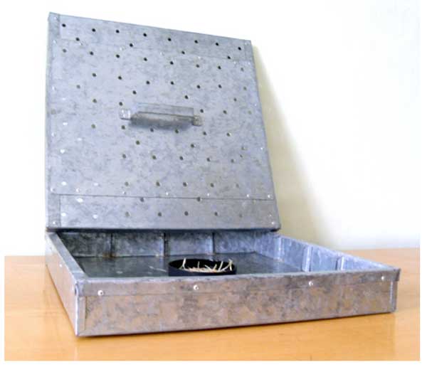 Figure 1: The modified orgone accumulator used in our research.